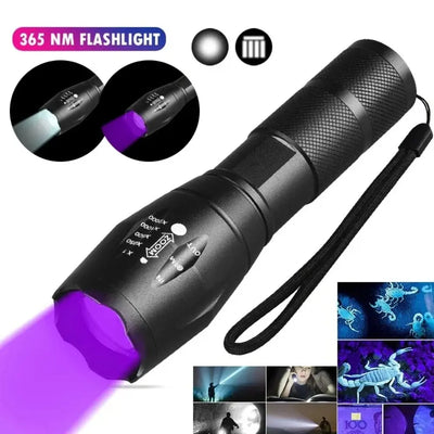 2 - in - 1 Type C Rechargeable UV Flashlight Torch Light | SAMAG