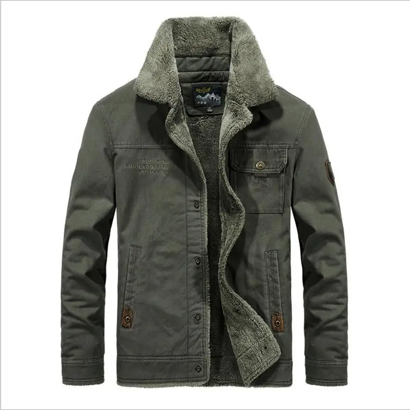 Mens Winter Fleece Jackets Coats Large Size Loose Down Jackets Cotton Warm Parkas High Quality Men Thicker Warm Jackets 6XL