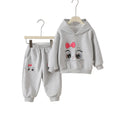 1-6Y Kids Sets And Outfits Girls Cute Bow Cartoon Cat | SAMAG
