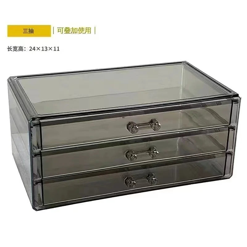 Drawer Style Transparent Jewelry Box Large Capacity Ring Earring Necklace Acrylic Jewelry Sorting Box Jewelry Box Organizer