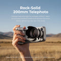 TELESIN Master Portrait Photography Kit for IPhone17 Pro / 17 Pro Max 105mm 200mm Telephoto Lens Camera Grip