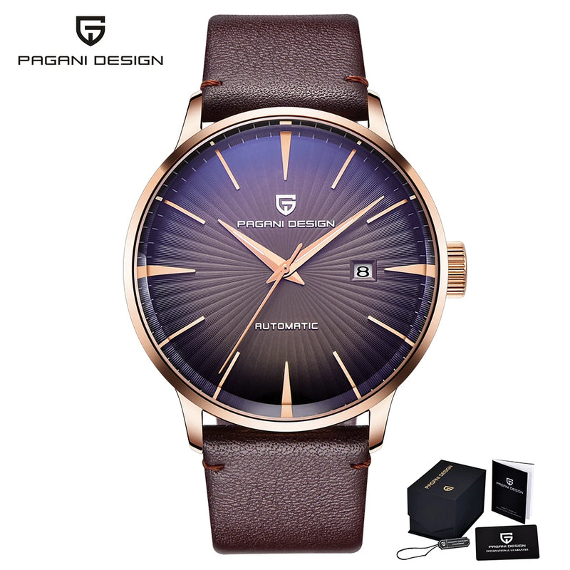 PAGANI Design 2026 Men Automatic Mechanical Watches  Sapphire Stainless Steel Waterproof Seagull 2813 Watch Clock Montre Homme