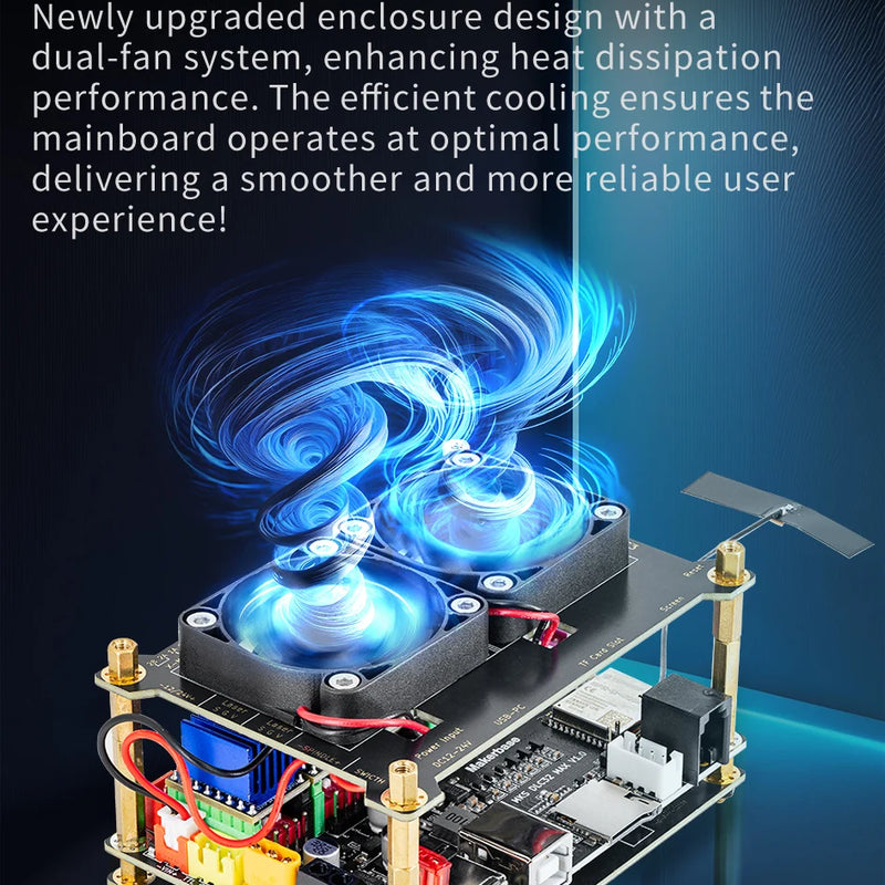 Makerbase MKS DLC32 MAX CNC Router Board Laser Engraving Machine 4 Axis Controller Woodwork Laser Engraver Motherboard TMC2209