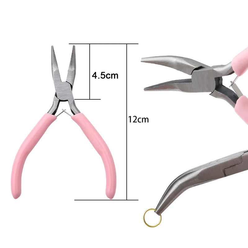 Multifunctional Hand Tools Jewelry Pliers with round Nose End - Cutting Wire Tool for DIY Handmade Jewelry Making Accessories
