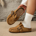 New Women Shoes Clogs for Women Fashion Cork Suede Mules Slippers Classic Cork Antislip for Outdoor Slippers with Arch Support