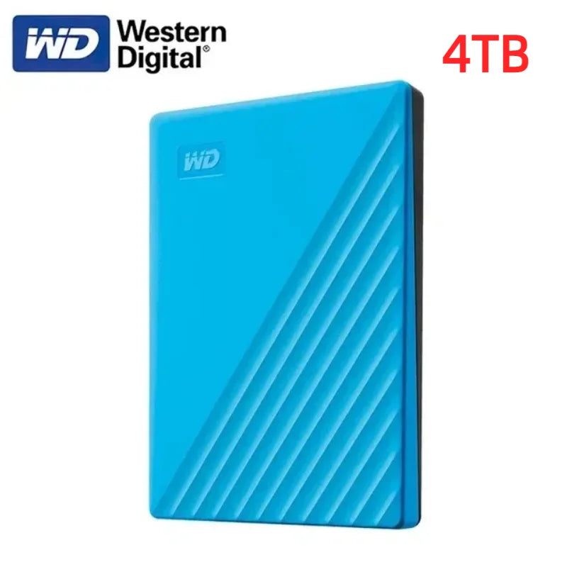 2026 Western Digital WD 500GB 1TB 2TB My Passport Portable External Hard Drive USB 3.0 High Speed HDD for Laptop PC Computers