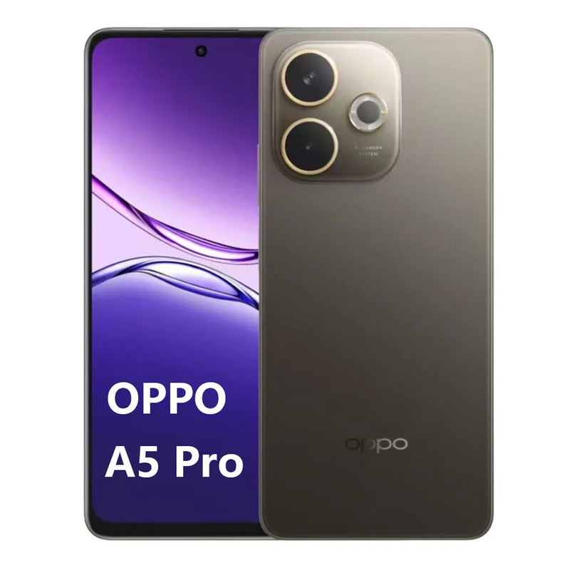 New OPPO A5 Pro 5G Smartphone 6.67" Big Screen 5800mAh Battery 50MP Dual Camera Affordable Dual-SIM Android Cell Phone 8GB+256GB