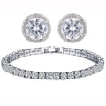 Classic Green AAA Cubic Zirconia Stud Earrings Round Crystal Girl Ear Studs For Women Multicolor Fashion Jewelry brincos AE176