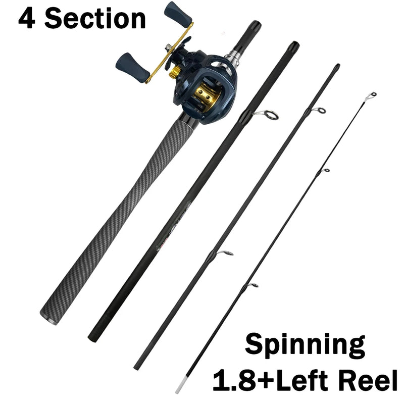 Sections Casting Spinning Fishing Set 1.8 - 2.1m Carbon - View 13 | SAMAG