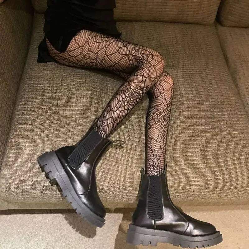 Sexy Women Fishnet Stockings Japanese Style for Girl Tights Lingerie Female Mesh Tight Socks Sheer Pantyhose Fish Net Stockings