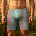 SEOBEAN Men‘s Long Swim Trunks Zebra Print Quick Dry | SAMAG
