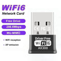 Mini USB WiFi Adapter 2.4GHz Wireless Dongle 2.0 Network Card 6 Ethernet Receiver for PC/Laptop Driver - Visuel 7 | SAMAG