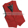 Mens Suit Vest 1920s Mens Vest Slim Fit Formal Business Gangster Waistcoat Striped Tops Cropped Tank Tops 2024 Vests
