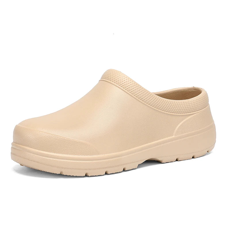 Men's casual non-slip soft-sole EVA rain shoes Four Seasons New Light Chef Kitchen work shoes Outdoor Fishing Walking Water Shoe