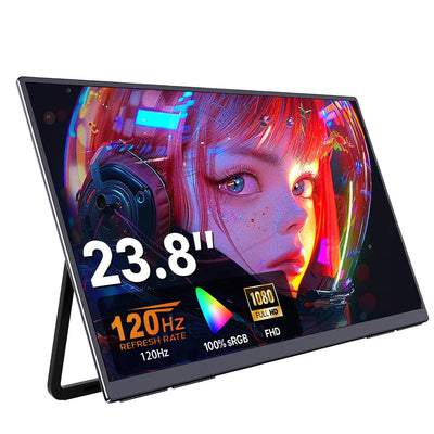 23.8 Inch 120Hz Portable Monitor 100%sRGB With VESA Hole | SAMAG