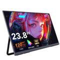 23.8 Inch 120Hz Portable Monitor 100%sRGB With VESA Hole Back Bracket Laptop Extended Display IPS Computer Display for Laptop PC