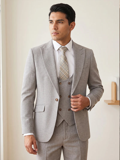ST Cassy Full Men's Suits Elegant Slim Fit Formal Office | SAMAG