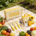 Last Gardening Gift Set Highlighting Beautiful Flower Plan Finish With Fundamental Devices And Insulated Cup M4YD
