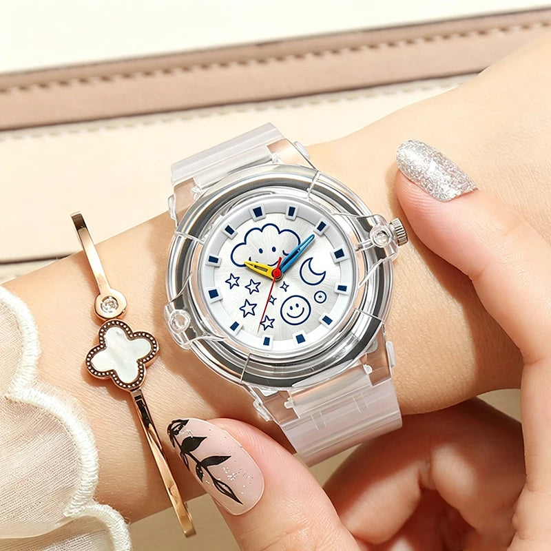 Kids Cartoon Quartz Watch Student Wristwatch Waterproof Casual Timepiece Fashion Cheap Gift For Boys Girls Children