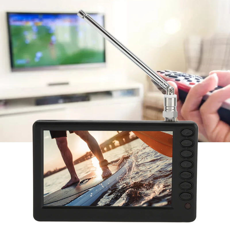 5 Inch Portable TV 5 Inch Portable TV ISDB T Compliant Rechargeable 1080P Mini Digital Television  Digital TV Portable TV