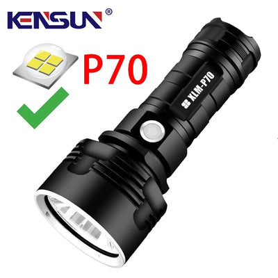 High Power XHP70 LED Flashlight Tactical Torch USB | SAMAG