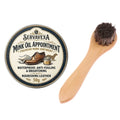 Premium Mink Oil Leather Conditioner & Waterproof Shoe Polish Kit with Brush | Deep Nourishing Care for Boots and Bags