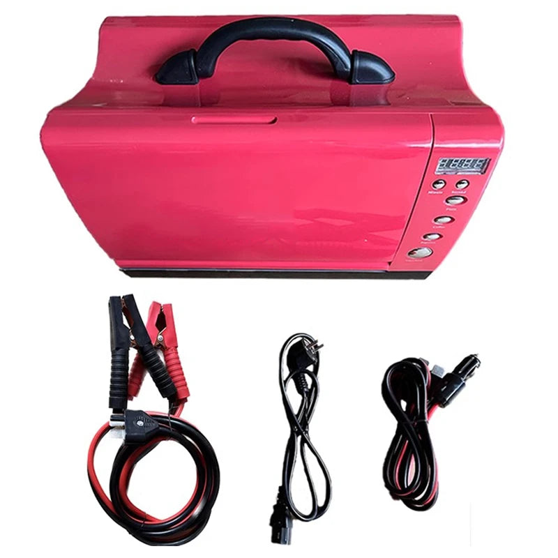 Wave-Box RV Microwave Retrofit 12V/220V Car Home Dual-Purpose Portable Battery DC Car Microwave Oven
