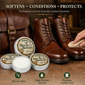 Leather Restore Cream 100ml Mink Oil Conditioner Waterproof Nourishing Balm for Smooth Leather Shoes Bags Furniture Polish
