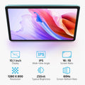 SVITOO Tablet For Kids 2026 Android 16 10.1 Inch Unisoc T7250 Octa-Core Processor 4GB Physical RAM + 16GB Virtual RAM 128GB ROM 1TB Expandable 6600mAh Battery Dual Band 2.4GHz 5GHz WiFi 5 Bluetooth 5.0 GPS Widevine L1 With Ca