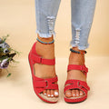 2025 New Sandals Shoes Women Soft Women's Sandals Slip on Walking Shoes Open Toe Slipper Party Footwear