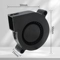 Prusa i3 MK3 3D Printer Parts DC 5V 5015 Blow Radial Cooling Fan Hydraulic Sleeve Bearing Front Print Fan Cooler Radiator