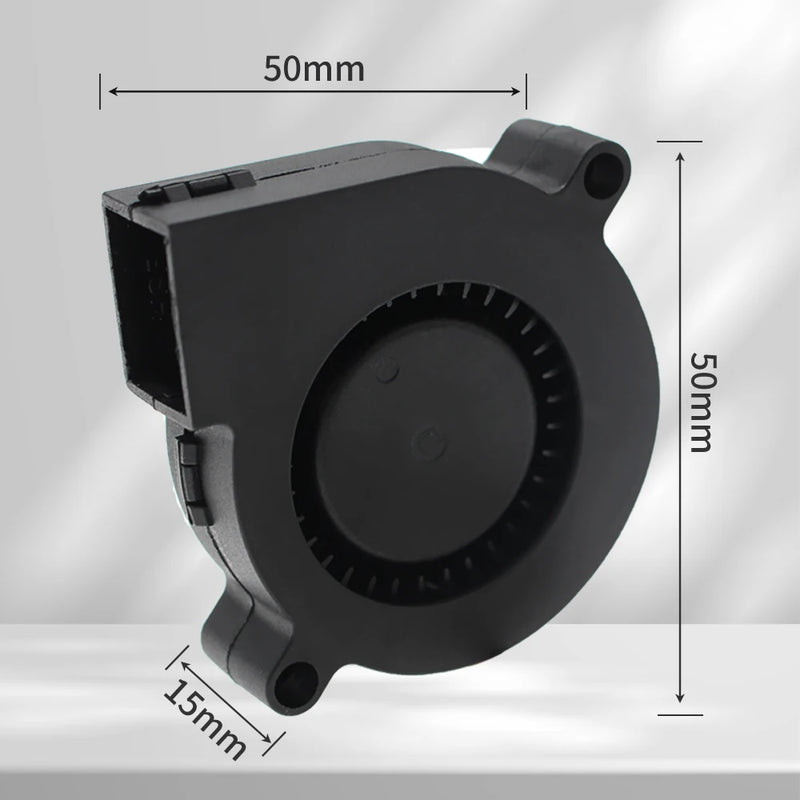 Prusa i3 MK3 3D Printer Parts DC 5V 5015 Blow Radial Cooling Fan Hydraulic Sleeve Bearing Front Print Fan Cooler Radiator