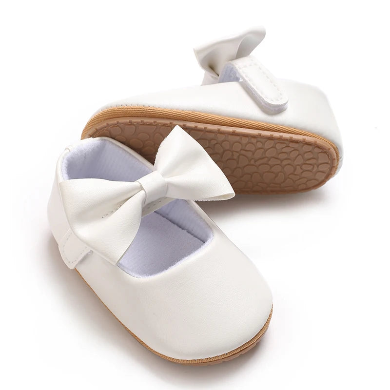 NEW Baby Baptist Shoes Girl Boy Shoes Lace Rubber Sole Anti-slip Toddler First Walkers Infant Crib Shoes Newborn Girl Moccasins