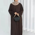 Eid Islamic Modest Dress for Women Abaya Lace-up Sleeve | SAMAG