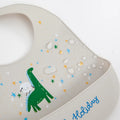 Waterproof Baby Bibs For Kids Eating Stuff Soft Silicone - View 4 | SAMAG