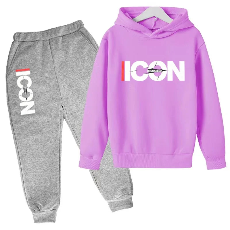 Children's Hooded Sweatshirt with Letters - 3-13 Years | SAMAG