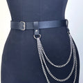 Women Fashion Waist Belt Leather Strap Chest Strap Suspenders for Women Decorative Harness Straps Gothic Clothing Accessorie