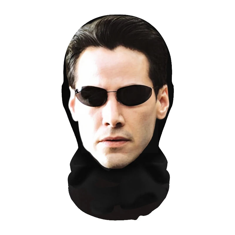 Realistic 3D Mask Full Face for Women Man Cosplay Accessories Mascaras Halloween Masquerade Mesh Headgear