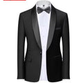 2 - Piece Men's Suit Suitable For Wedding Business Single Button Jackets And Pants Sets, Slim Fit - View 9 | SAMAG
