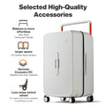 Mixi Large-Capacity Wide Handle Travel Suitcase 26inch Checked in Hardside Rolling Wheels PC Luggage M9276DH