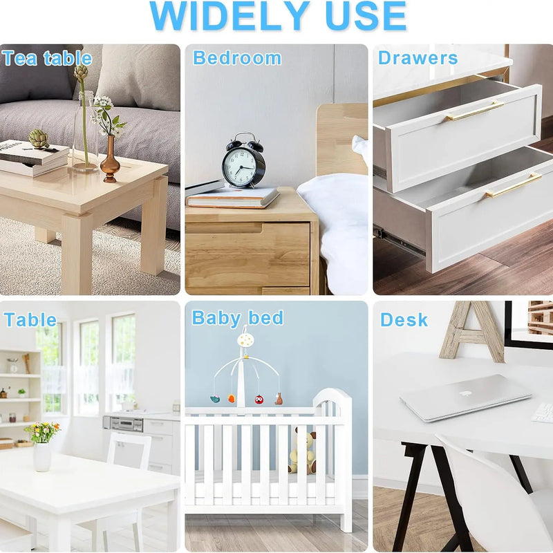 3meters Table Edge Guard Furniture Corner Protector Strip Self Adhesive Transparent Kids Collision Proof Soft Bumper Baby Safety