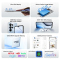DOOGEE Note56 X PRO Mobile Phone 8.45mm Slim Body 6150mAh Battery Gemini Al Assistant Widevine L1 Android 16 Smartphone NFC