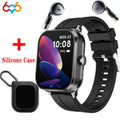 BT Call Blue Tooth Headphones Watches 2.01" Headset 2 in 1 Smart Watch Heart Rate Sport Fitness Bracelet TWS Earphone Smartwatch