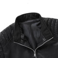 Men Coats Faux Leather Jackets Stand Collar Pu Coat Zipper Work Y2k Streetwear Jacket Zipper Outerwear Motorcycle 2026 Spring