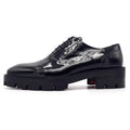 New Design Genuine Leather Casual Dress Oxford Shoes Men Fashion Thick Sole Office Business Wedding Shoes Male Black