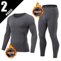 2 Pieces Of Spring New Men's Solid Color Base Suit Comfortable Round Neck Long Sleeved Top T-shirt Color Elastic Waist Pants