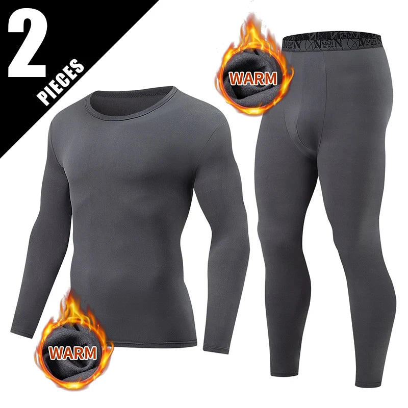 2 Pieces Of Spring New Men's Solid Color Base Suit Comfortable Round Neck Long Sleeved Top T-shirt Color Elastic Waist Pants