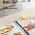 Foldable Electric Food Warming Tray, Portable Smart Heating Mat with 3 Temperature Modes, Fast Constant Temperature Food Warmer