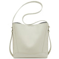 FOXER Lady Women Hobo Bucket Bag Split Leather Fashion Shoulder Bags Large Capacity Handbag Wide Adjustable Strap Female Bags