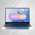 Ultra Slim Laptop 14.1" 16GB RAM 2TB SSD Intel N3700 Notebook Windows 11 Pro 1920*1080 Display Office Study Computer PC